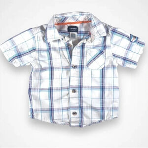 4/$20 Carter’s  Short Sleeve Button Down Shirt